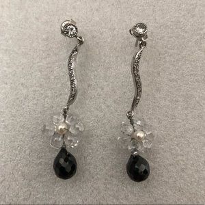 Handmade Flower Drop Earrings